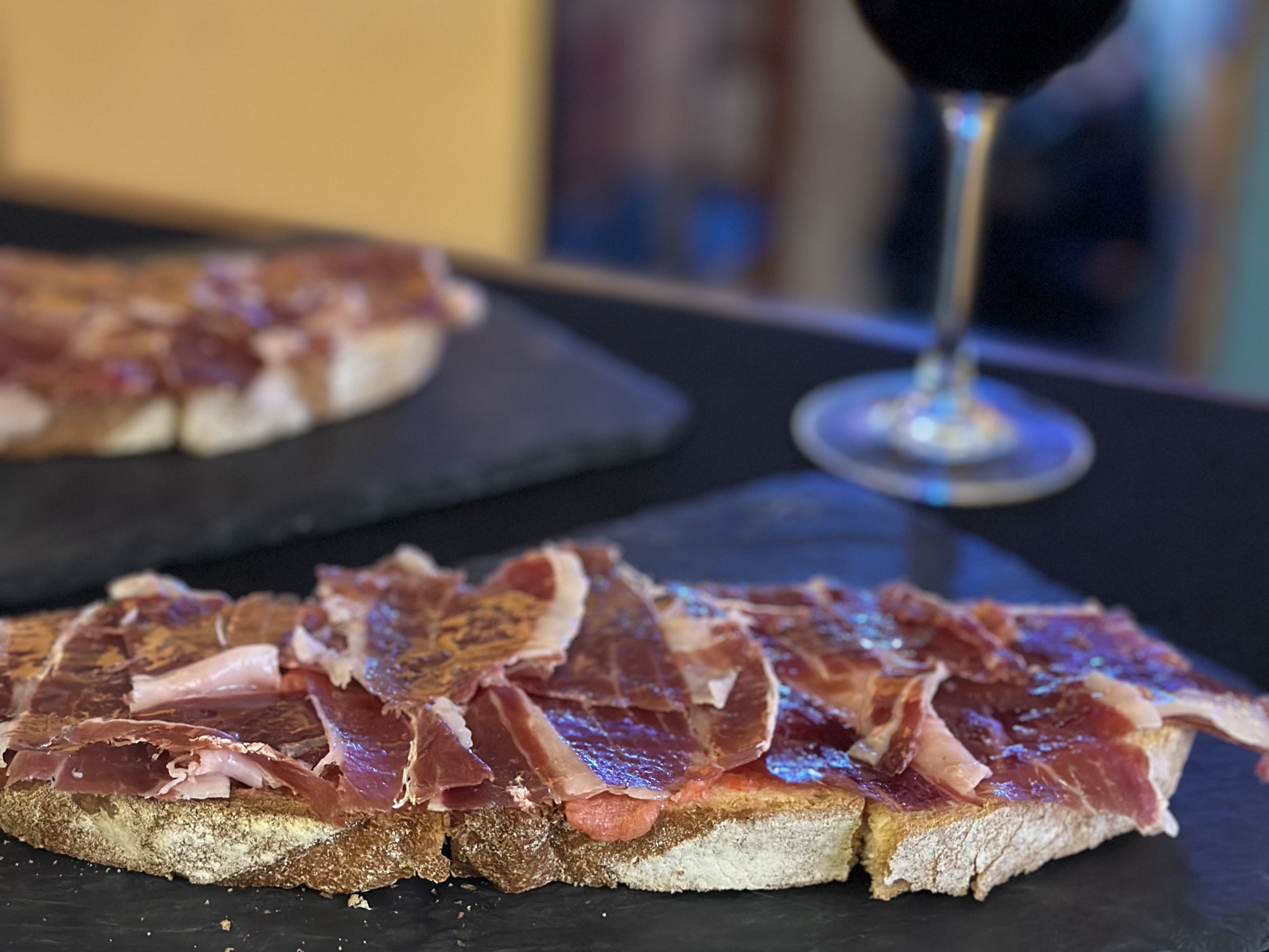 tosta de jamón